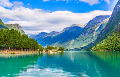 Beautiful fjord in Norway