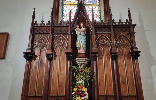 New Caledonia - Cathédrale Saint-Joseph à Nouméa altar