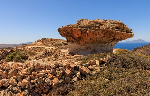 Skiadi rock formation in Kimolos