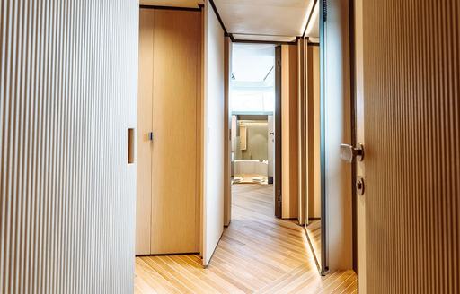 Charter yacht SAL interior hallway
