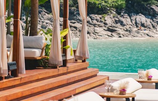 Yona Beach lounge and pool area