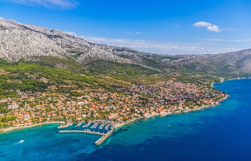 the coast of Croatia accessible for luxury charter guests