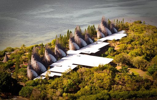 New Caledonia - Tjibaou Cultural Centre aerial view