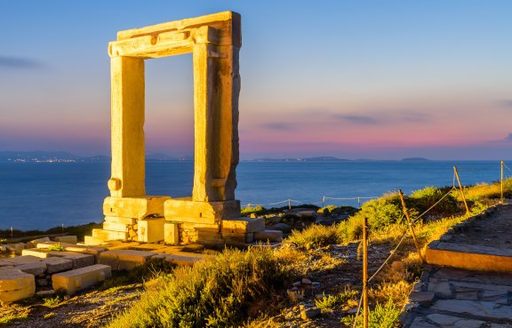 Archways in Naxos, Greece