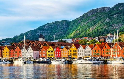 Colorful houses of Bergen in Norway