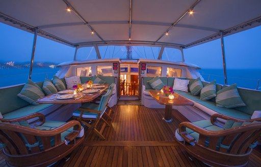 The exterior of sailing yacht WHISPER