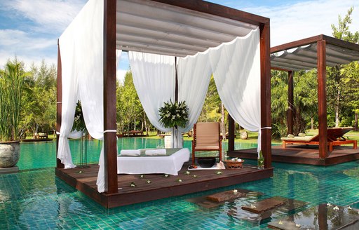 Sarojin Spa outdoor area in Thailand