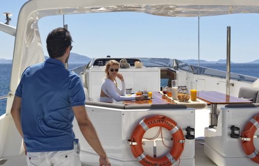 Special offer with Falcon Yachts motoryacht MARTINA in Greece photo 2