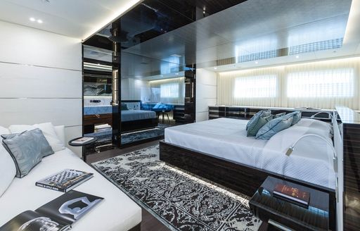 Superyacht ENTOURAGE offers stylish accommodation for guests
