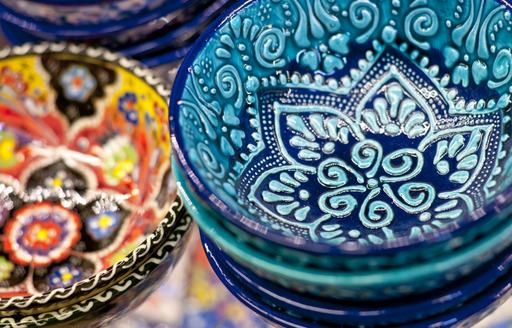 Patterned ceramics in Turkey