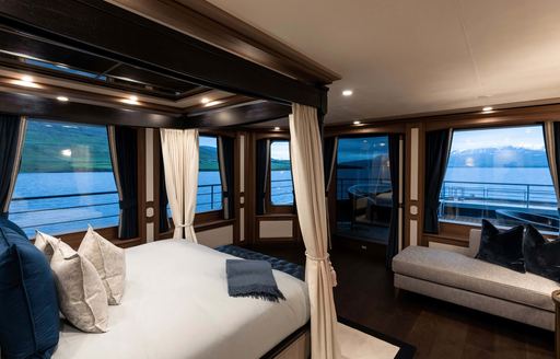 VIP cabin on board charter expedition yacht RAGNAR