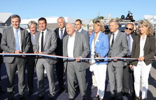 ribbon cutting ceremony at the Cannes Yachting Festival 2017