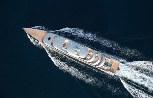 luxury yacht SAVANNAH cruising on charter