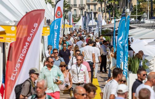 Cannes Yachting Festival 2018 in the sun in the French Riviera
