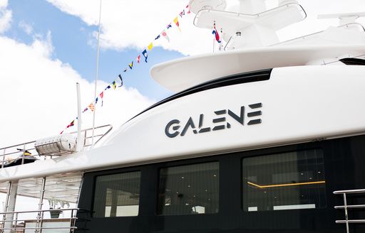 Superyacht GALENE sign