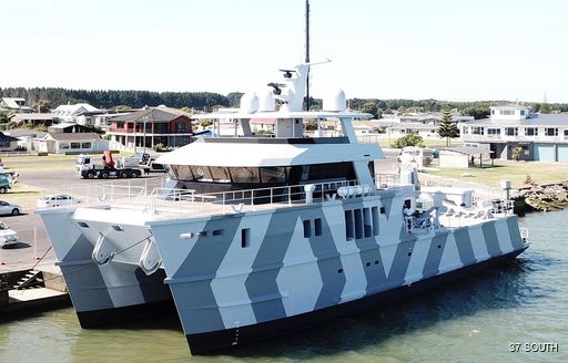Superyacht The Beast launched in New Zealand