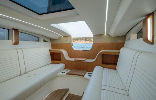 Limo tender on board charter yacht PROJECT X