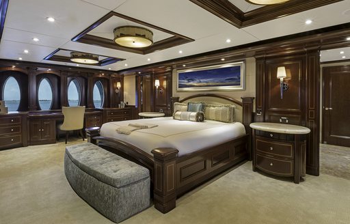 VIP on board charter yacht LOON