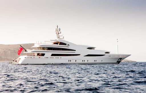 superyacht St David cruising on the French Riviera on charter