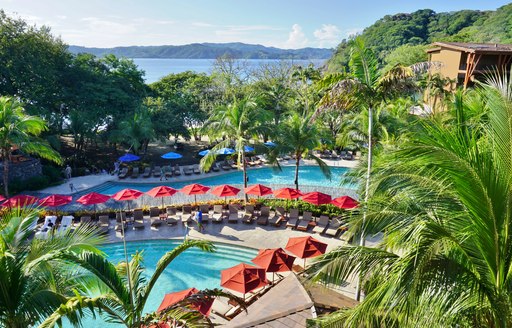 View over Papagayo resort in Costa Rica