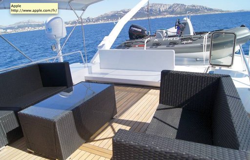 outdoor areas onboard yacht sea seven