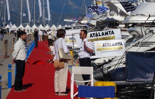 Charter brokers and Captains and the 2014 Mediterranean Yacht Show