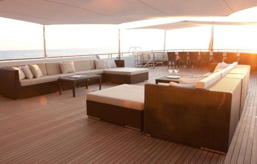 Motor yacht MIRAGE's decks have been cleared and modernised