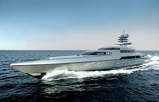 superyacht 'Silver Fast' gets underway in South East Asia