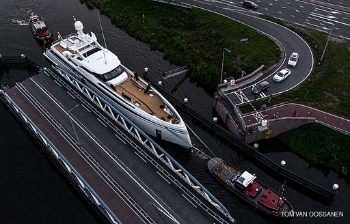 luxury yacht totally nuts prepares for sea trials