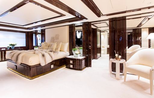 Illusion V yacht master stateroom
