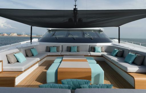 exterior spaces onboard yacht utopia iv