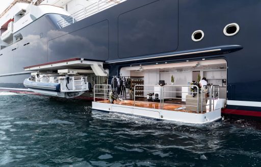 Toys on board charter expedition yacht OCTOPUS