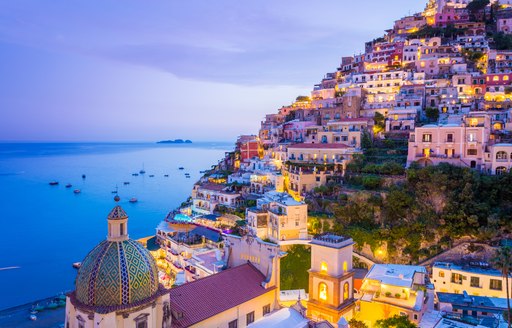 beautiful west mediterranean views of the Amalfi Coast 