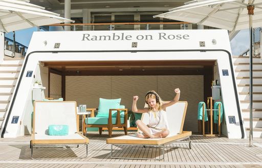 ramble on rose superyacht beach club