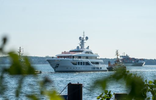 Superyacht MIZA undertakes sea trials in Germany