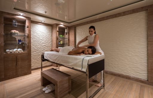 Massage room onboard MY O'Ptasia