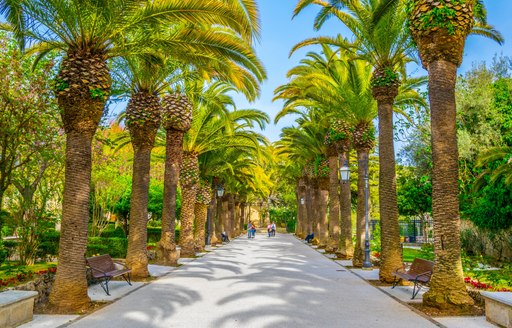 Ibleo gardens in Ragusa, Sicily, Italy