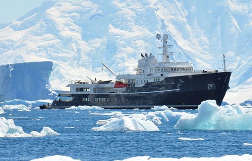Legend expedition yacht in Antarctica