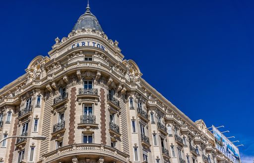 Exteriors of the Carlton Hotel in Cannes