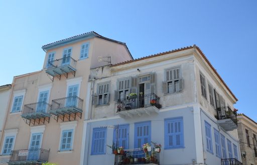Beautiful architecture in Nafplion town