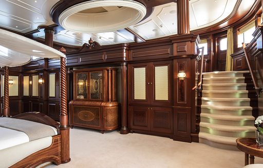 Master suite onboard MY Anna I