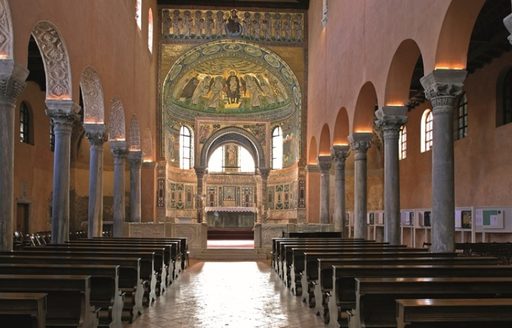 Inside the Basilica, Poreč in Croatia