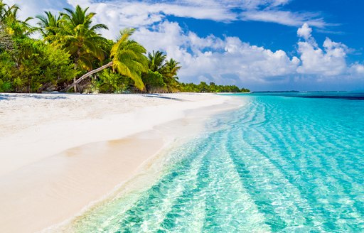 Beautiful tropical beach in Tahiti