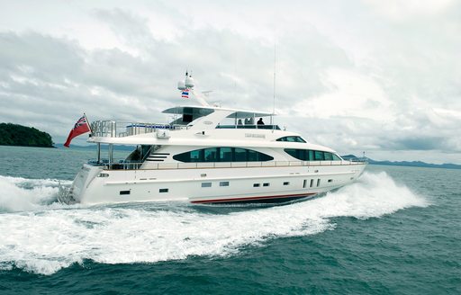 Superyacht at Thailand Charter week