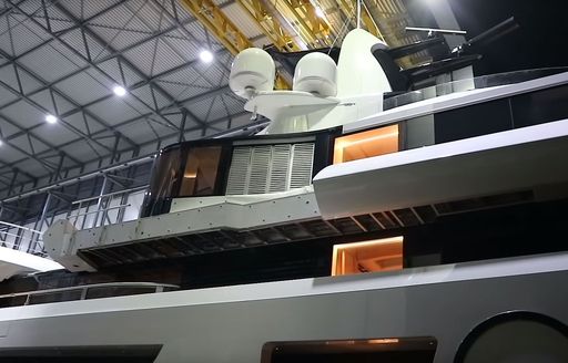 Charter yacht Lady S in brand new Feadship facility
