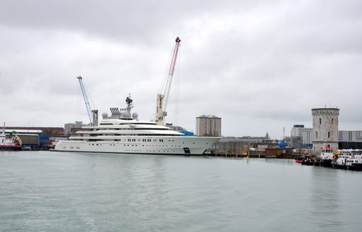 Superyacht OPERA in Portsmouth