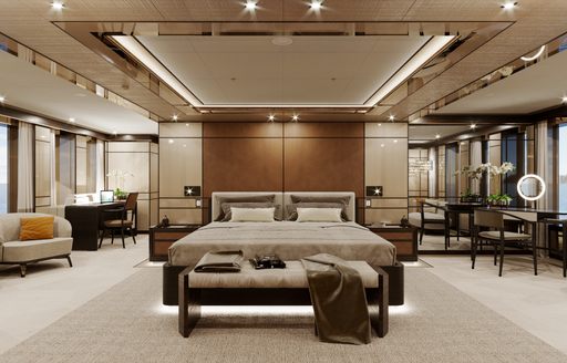 lavish interior onboard brand new luxury yacht charter RELIANCE