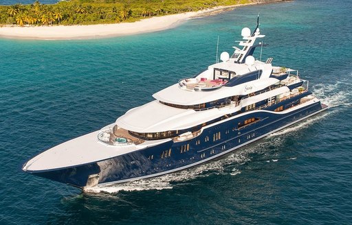 Lürssen charter yacht SOLANDGE largest yacht attending Monaco Yacht Show 2015