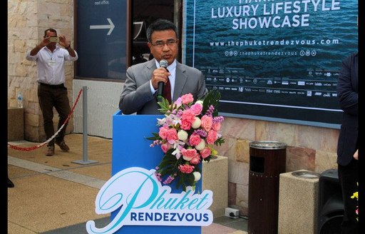 Phuket Governor Norraphat Plodthong officially opens the 2018 Phuket Rendezvous 