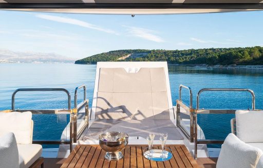 Sunseeker X-Tend feature onboard charter yacht MOWANA
